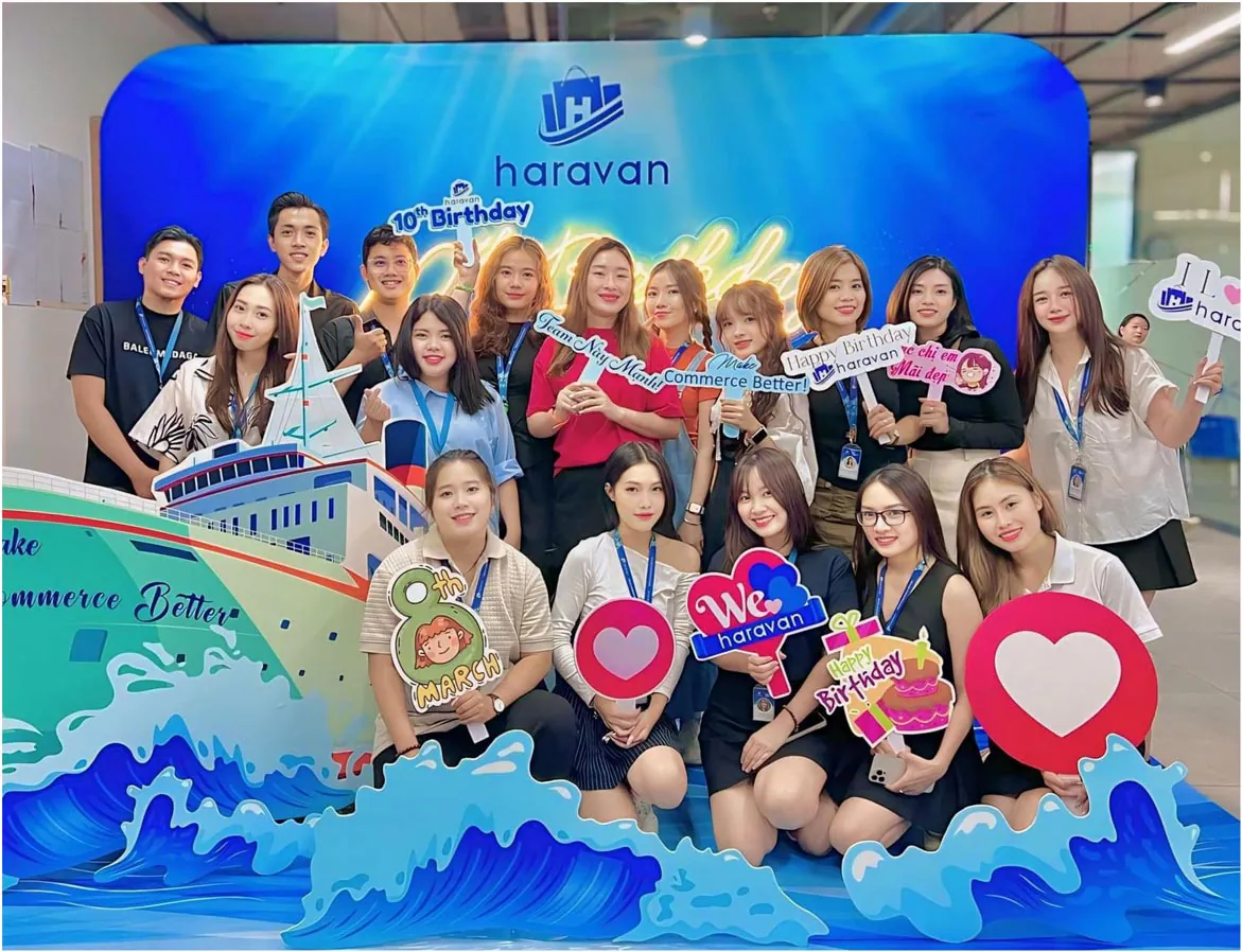 trang trí sinh nhật công ty