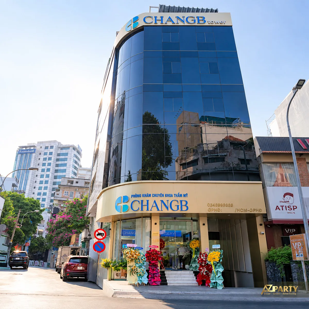 Toàn cảnh tòa nhà ChangB Tower trong ngày khai trương