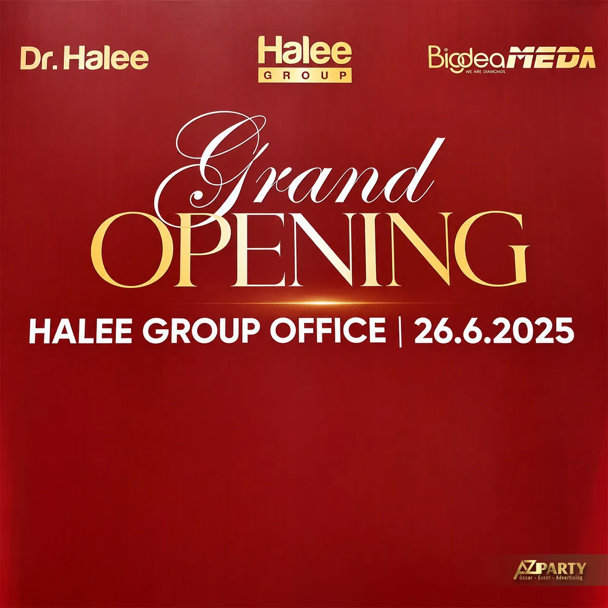 Thông tin Grand Opening Halee Group Office ngày 26/06/2025
