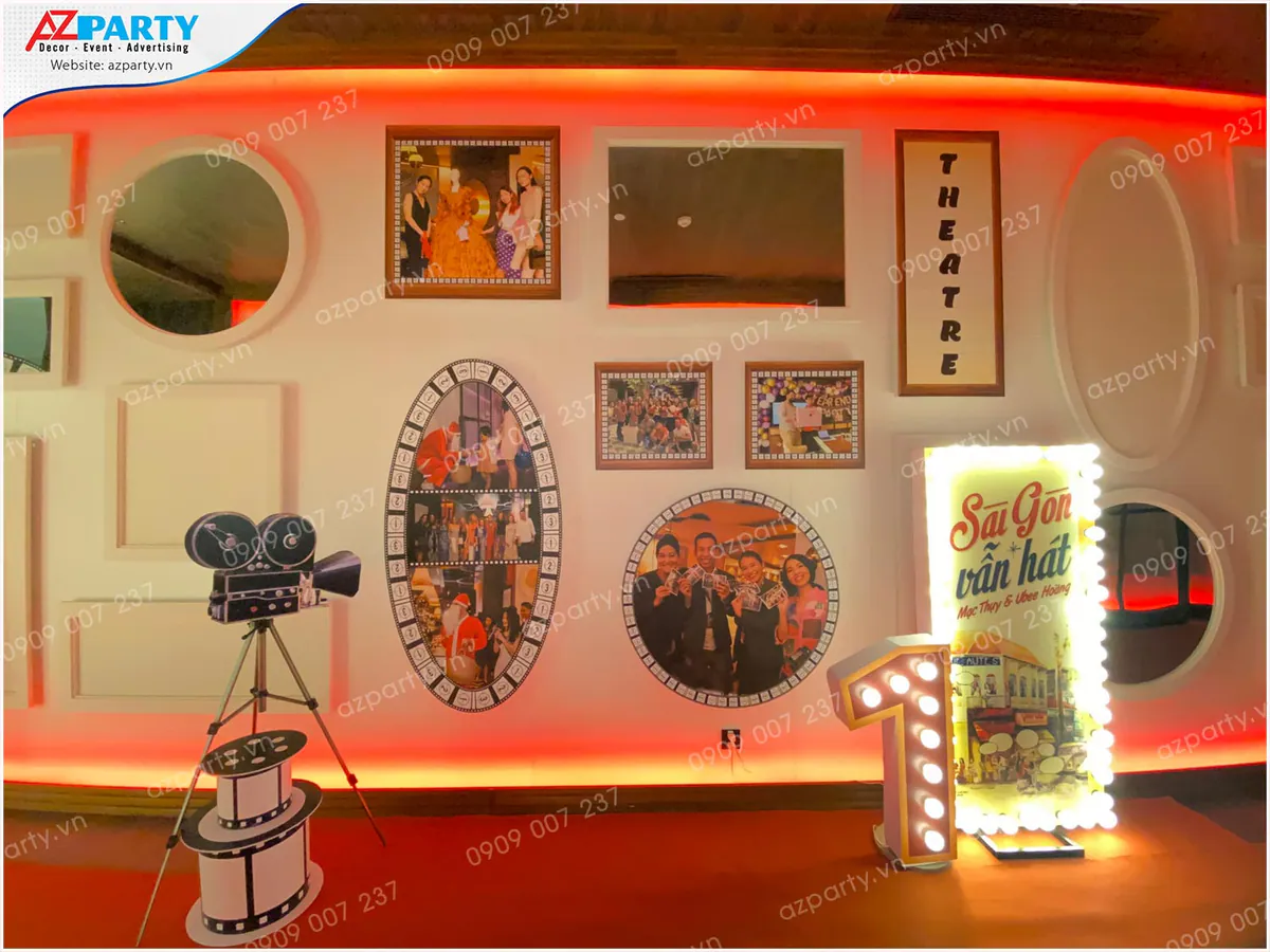trang trí tiệc kỷ niệm