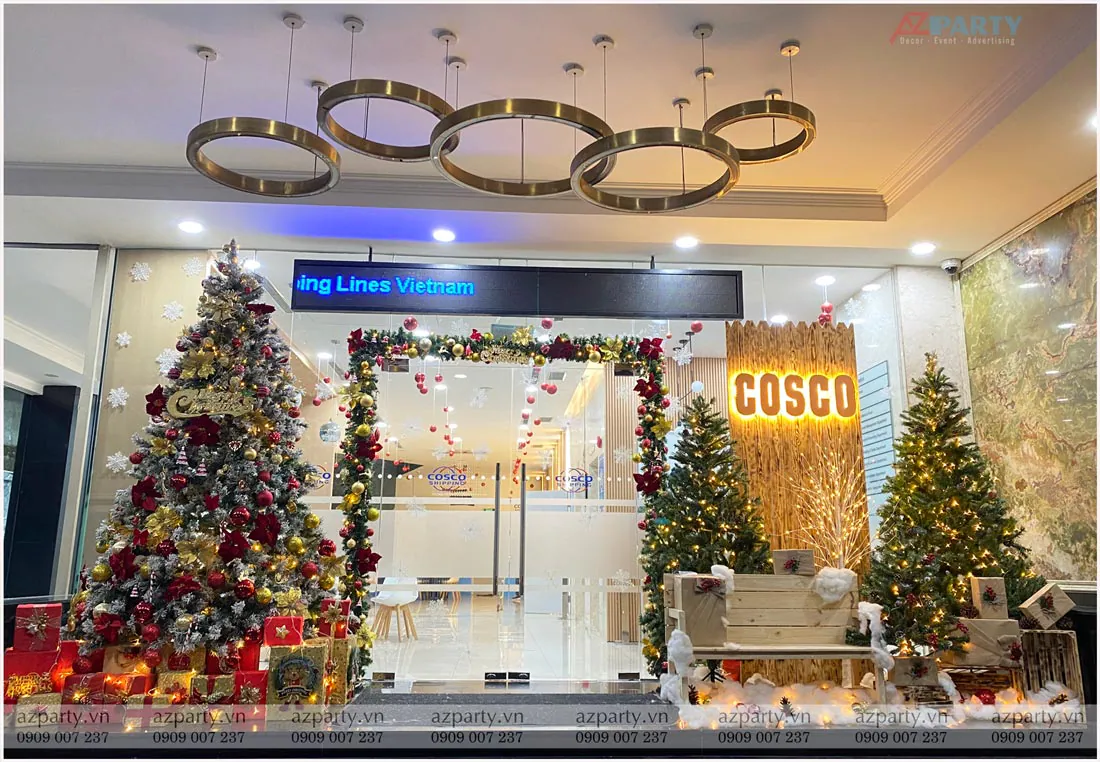 tiểu cảnh noel cosco