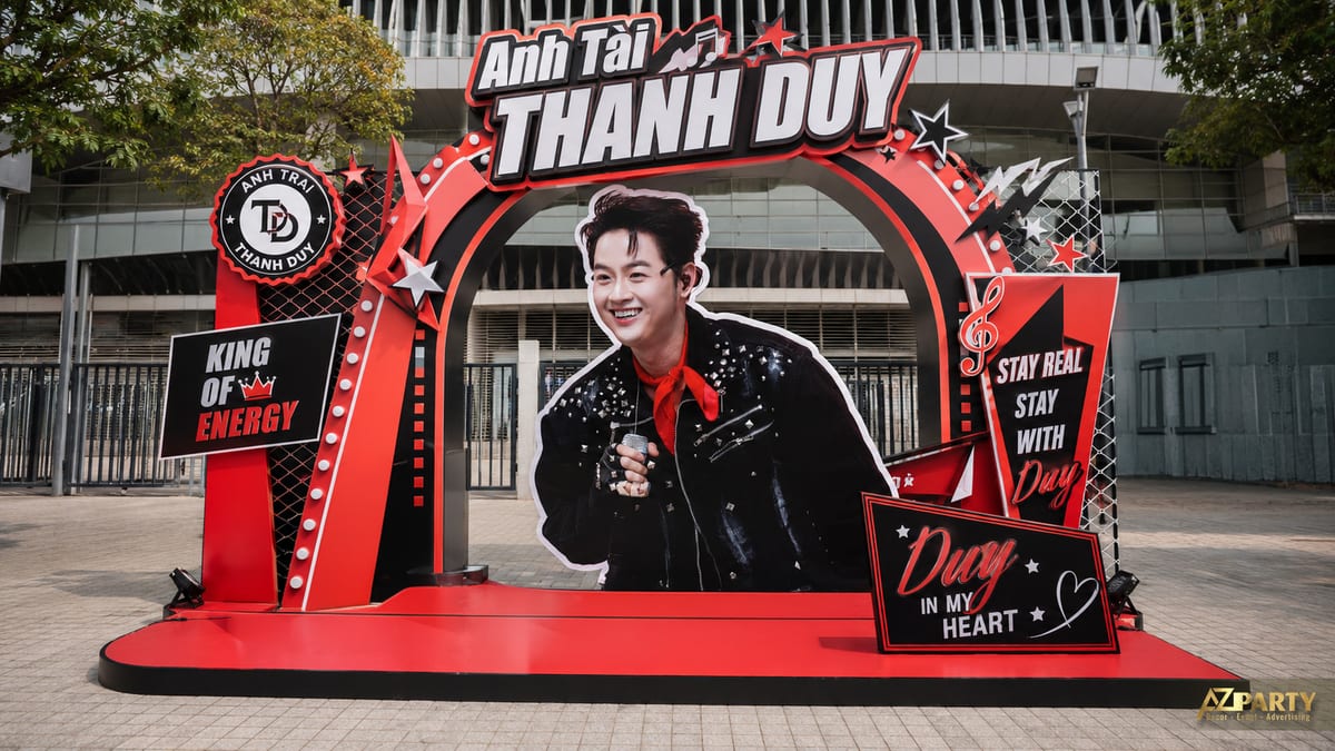 Mẫu booth Anh Trai Vượt Ngàn Chông Gai Thanh Duy - booth idol fanmeeting đẹp