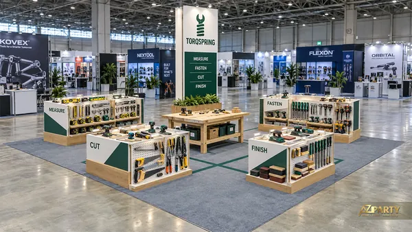29 mẫu gian hàng Hardware & Handtools Expo đáng tham khảo