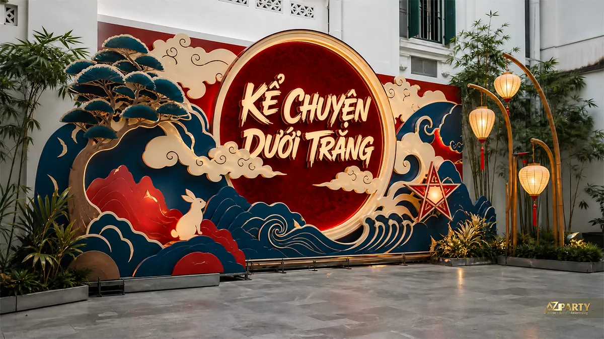 Vách kể chuyện dưới trăng với sóng cách điệu