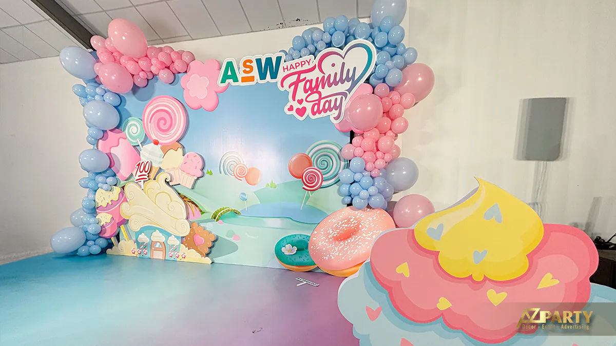 Góc chụp ảnh sự kiện ngày hội gia đình ASW Family Day