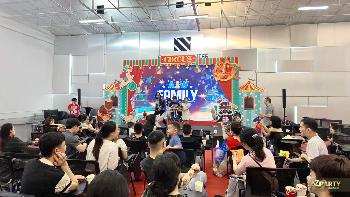 Tiết mục sân khấu trong Ngày hội gia đình ASW Family Playdate tại Nina Next Space