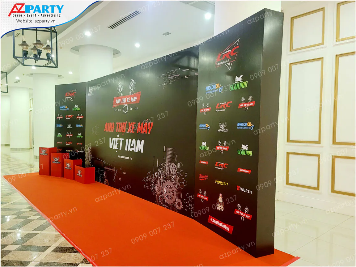 Góc chụp khác của booth 
