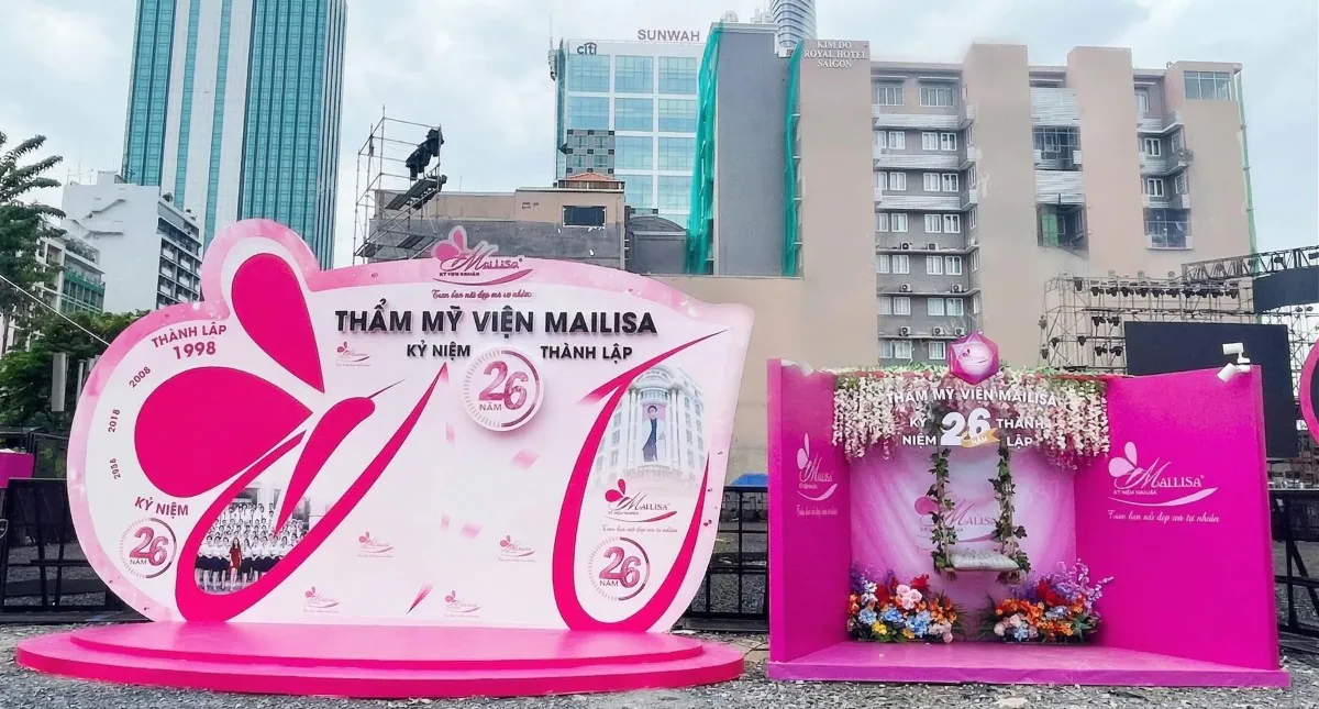 ảnh chụp 2 Photobooth kỷ niệm 26 năm thành lập Mailisa