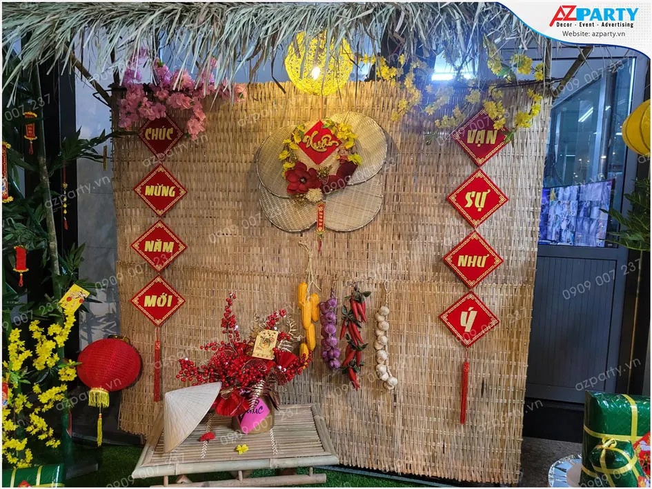 trang trí tết xưa