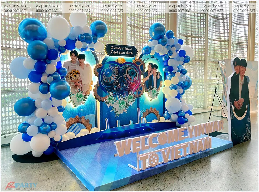 Góc chup bên trái của booth