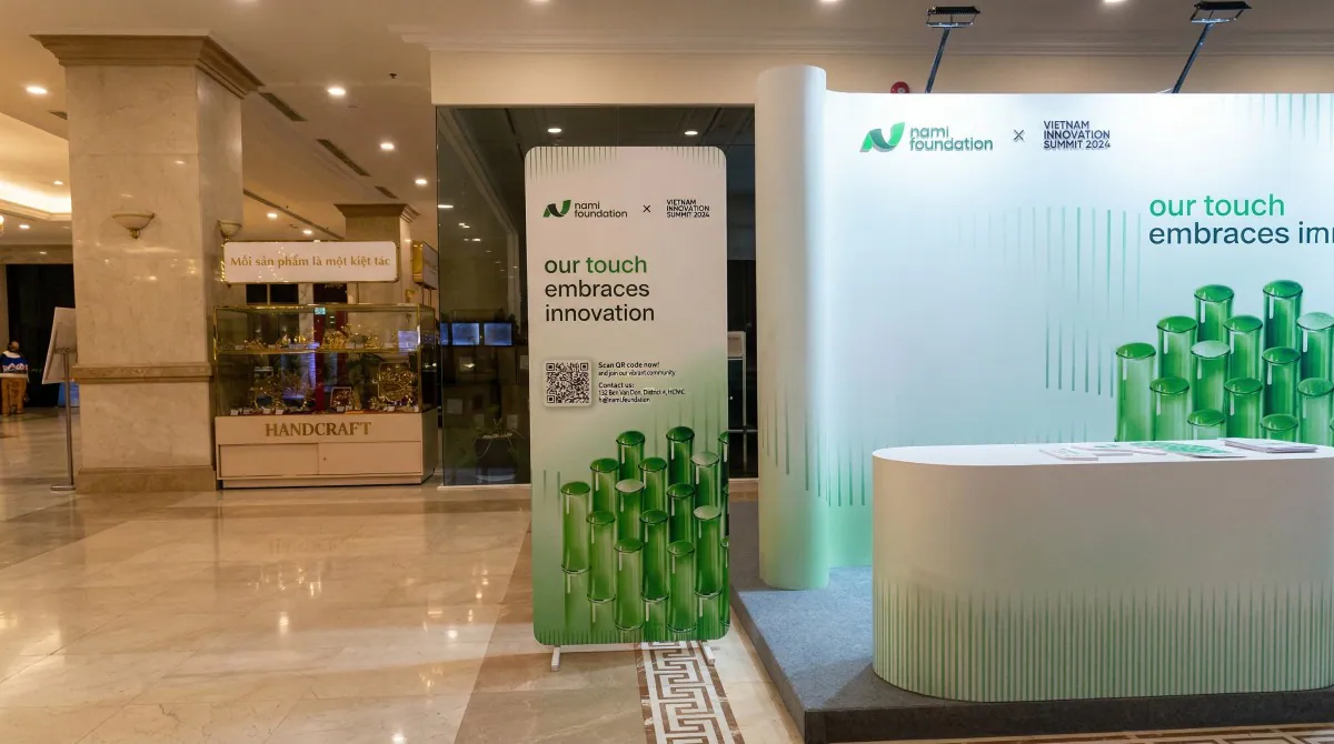 Standee tại booth