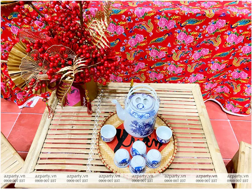 trang trí tiểu cảnh tết xưa