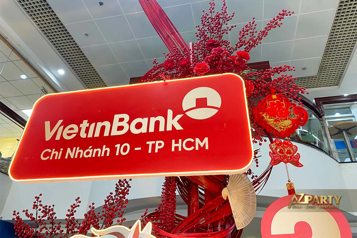 Chi tiết bảng Tên của tiểu cảnh Tết