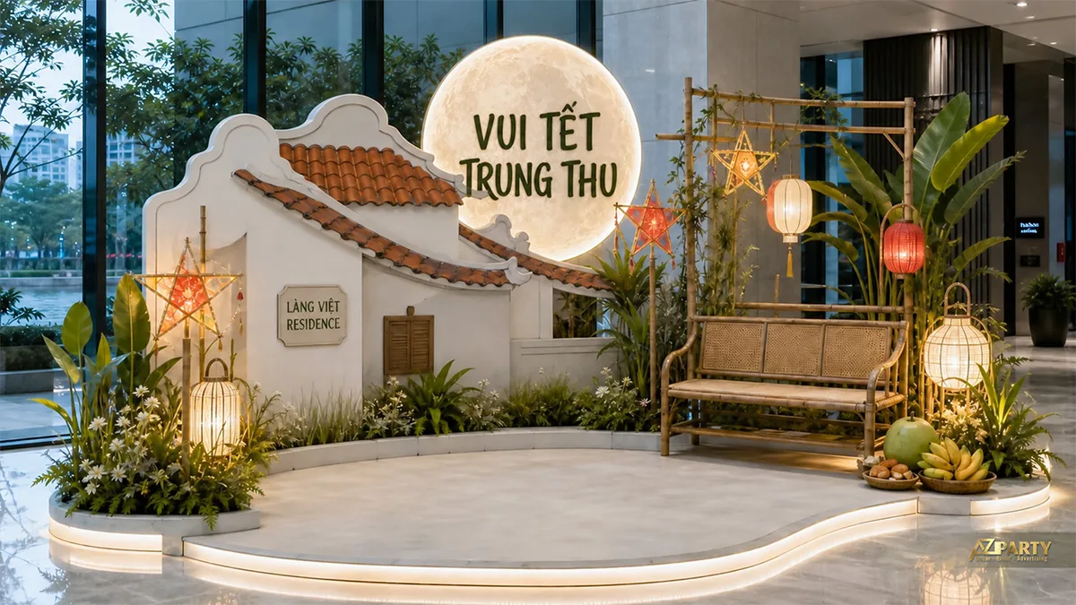 Mái nhà Việt và mâm cỗ Trung Thu