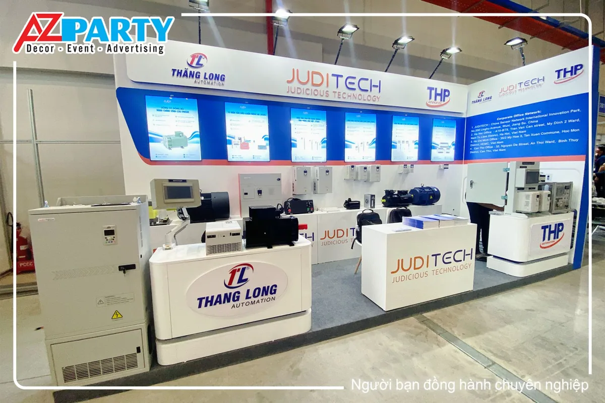 toàn cảnh gia hàng triển lãm THP Automation tại triển lãm  Công Nghiệp & Sản Xuất Việt Nam 