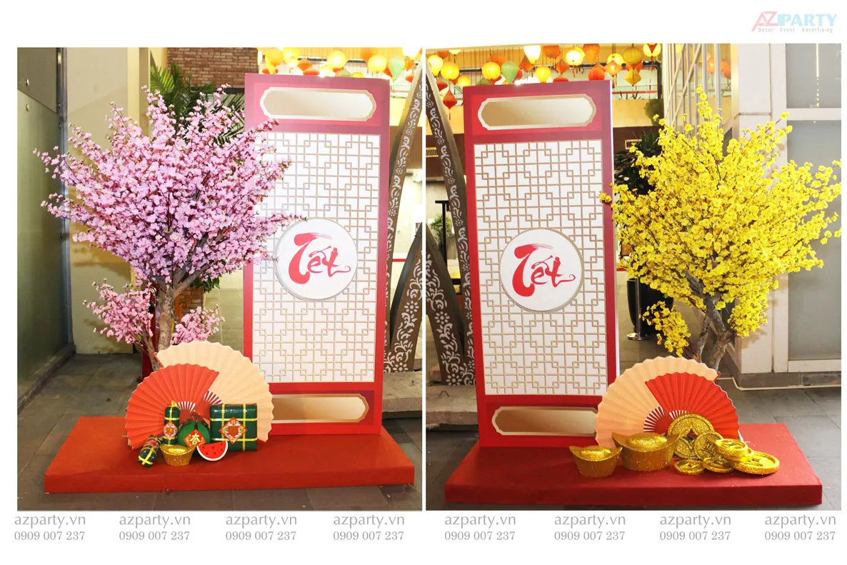 trang trí tết tại chung cư faifo lane