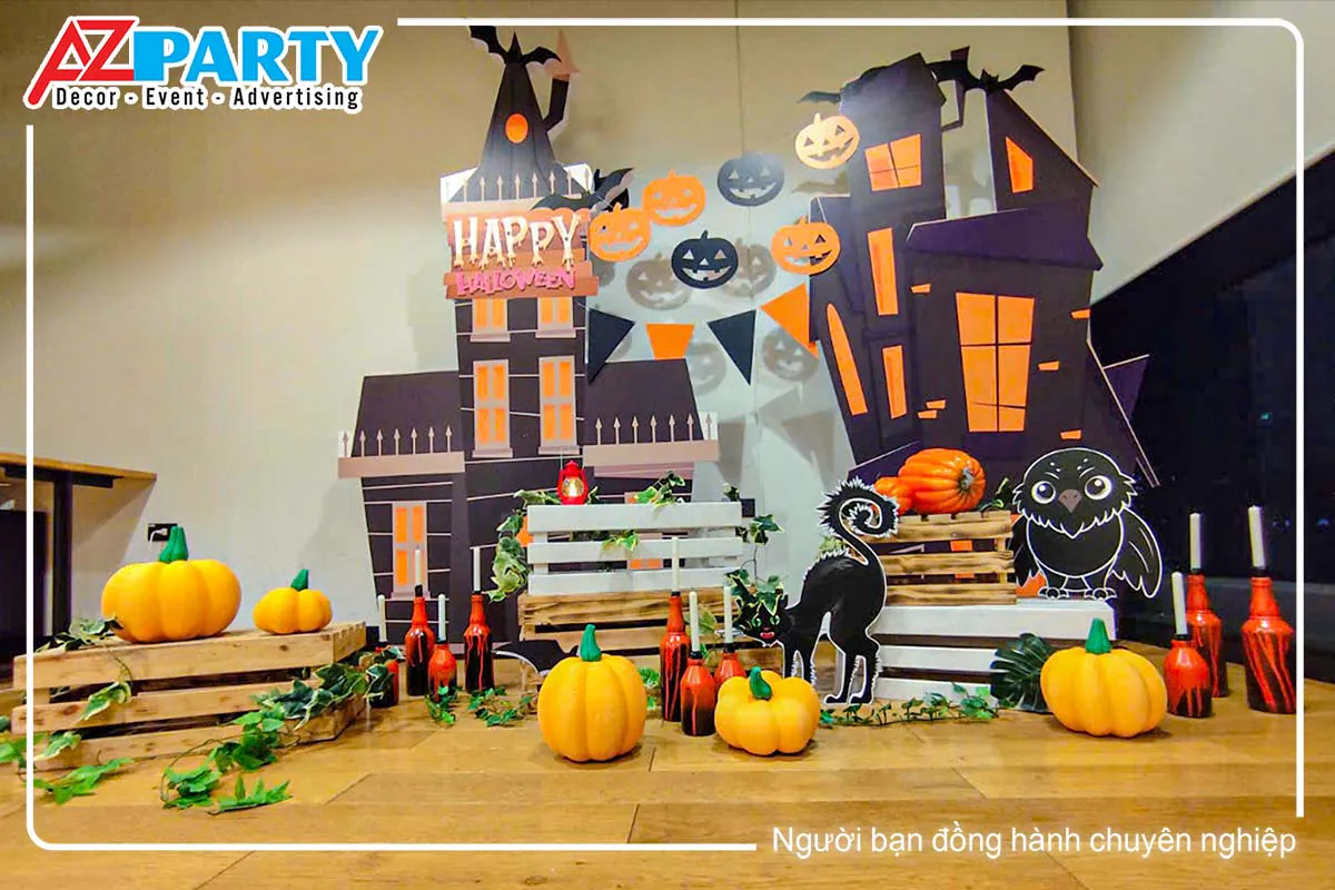 lâu đài Halloween
