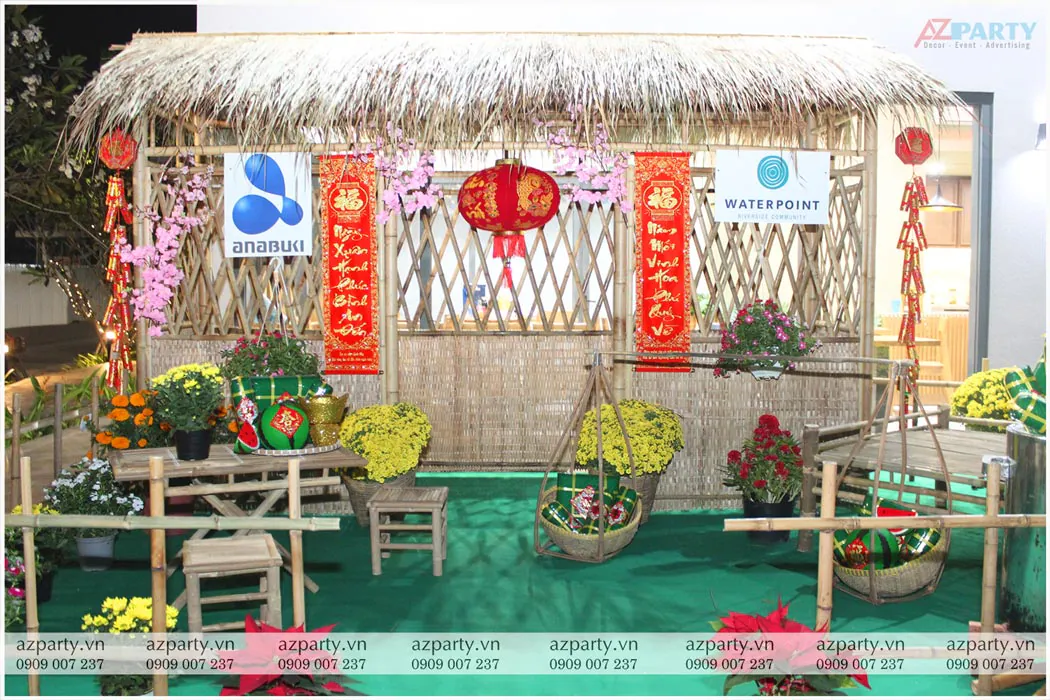 trang trí tết tại chung cư