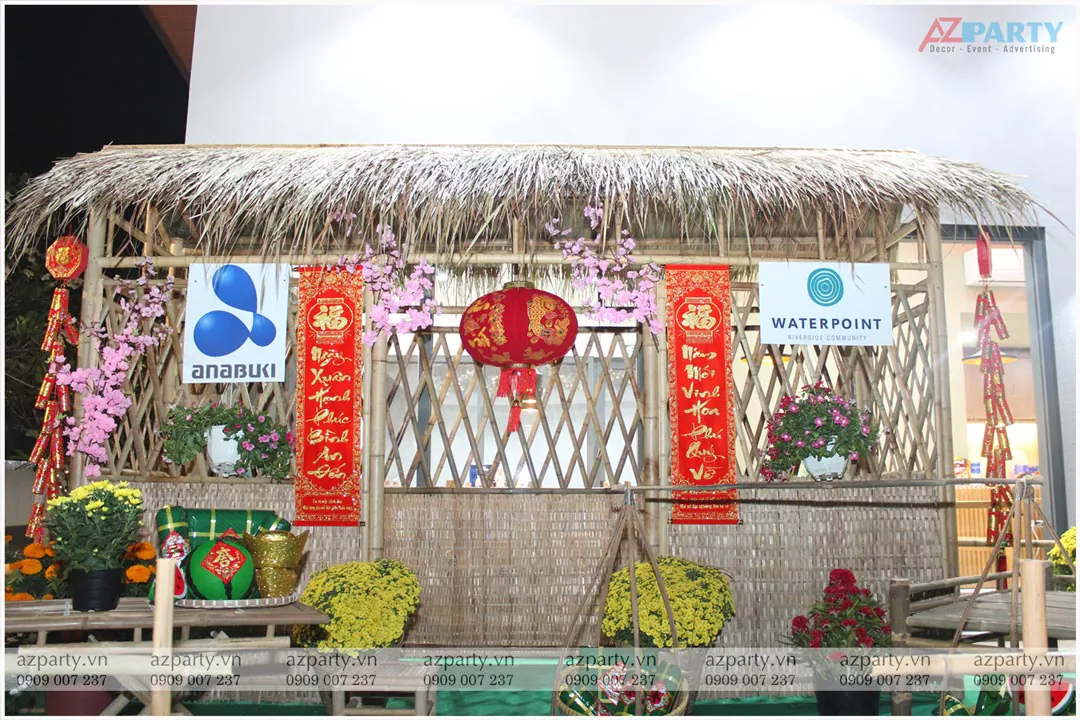 trang trí tết tại chung cư