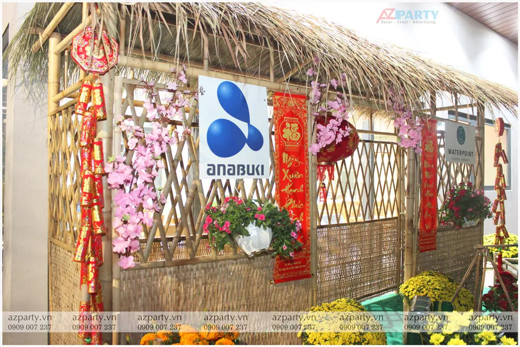 trang trí tết tại chung cư