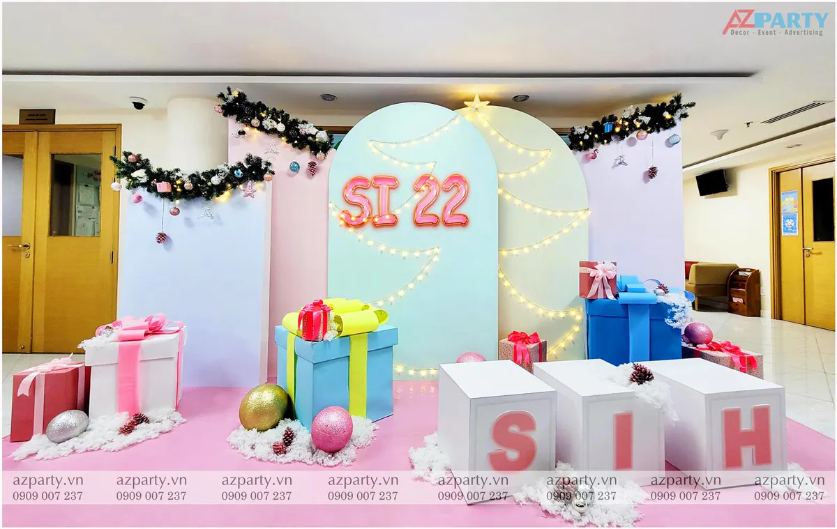 trang trí noel bệnh viện