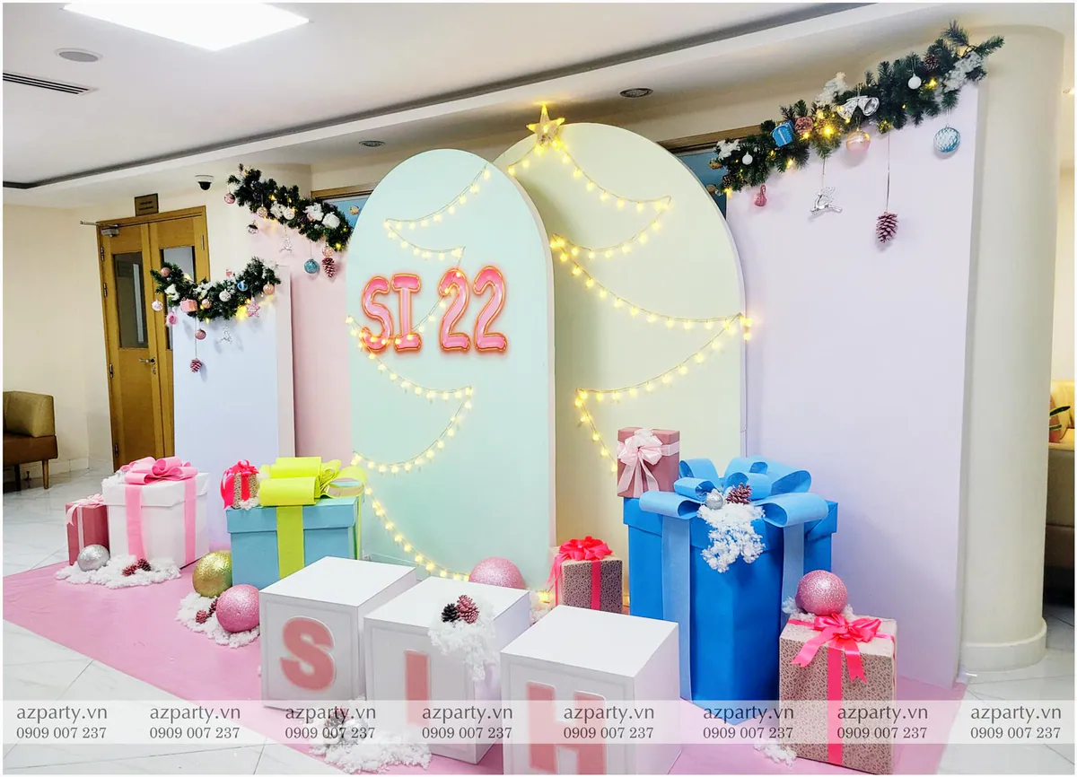 trang trí noel bệnh viện