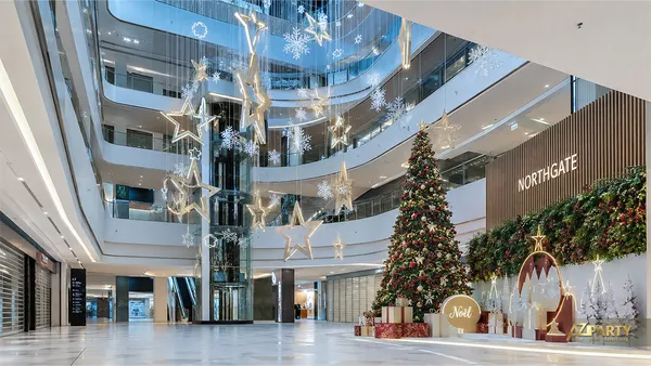 40 mẫu trang trí Noel cho trung tâm thương mại đẹp