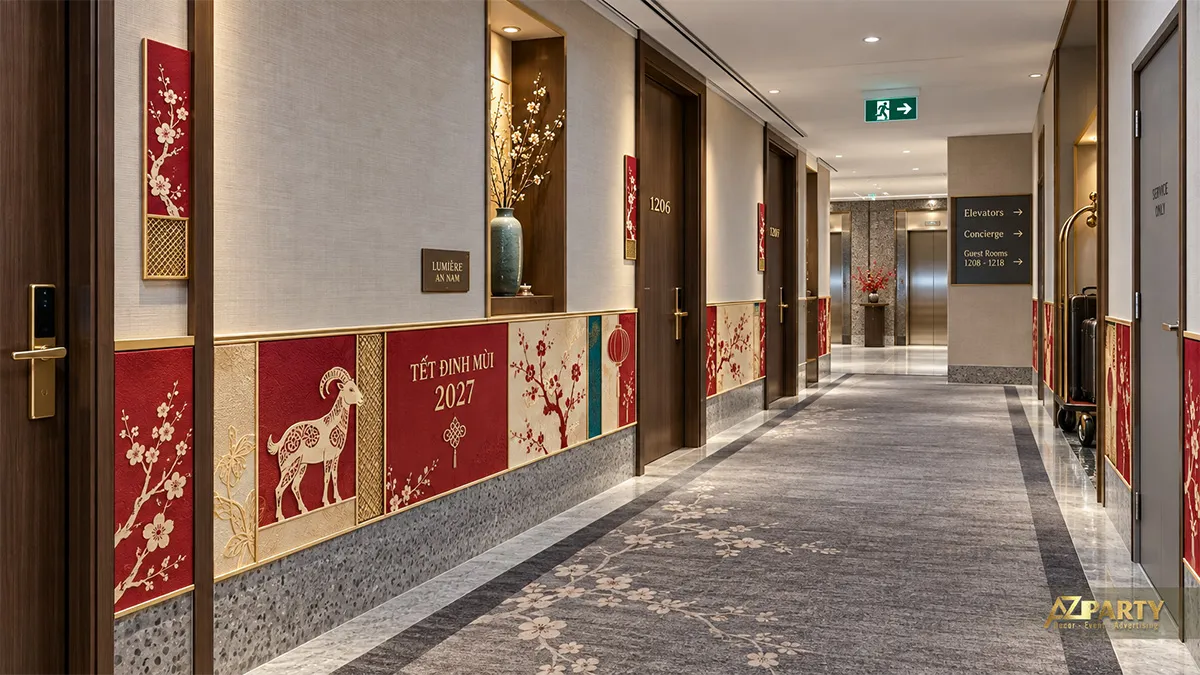 Mảng tường hành lang