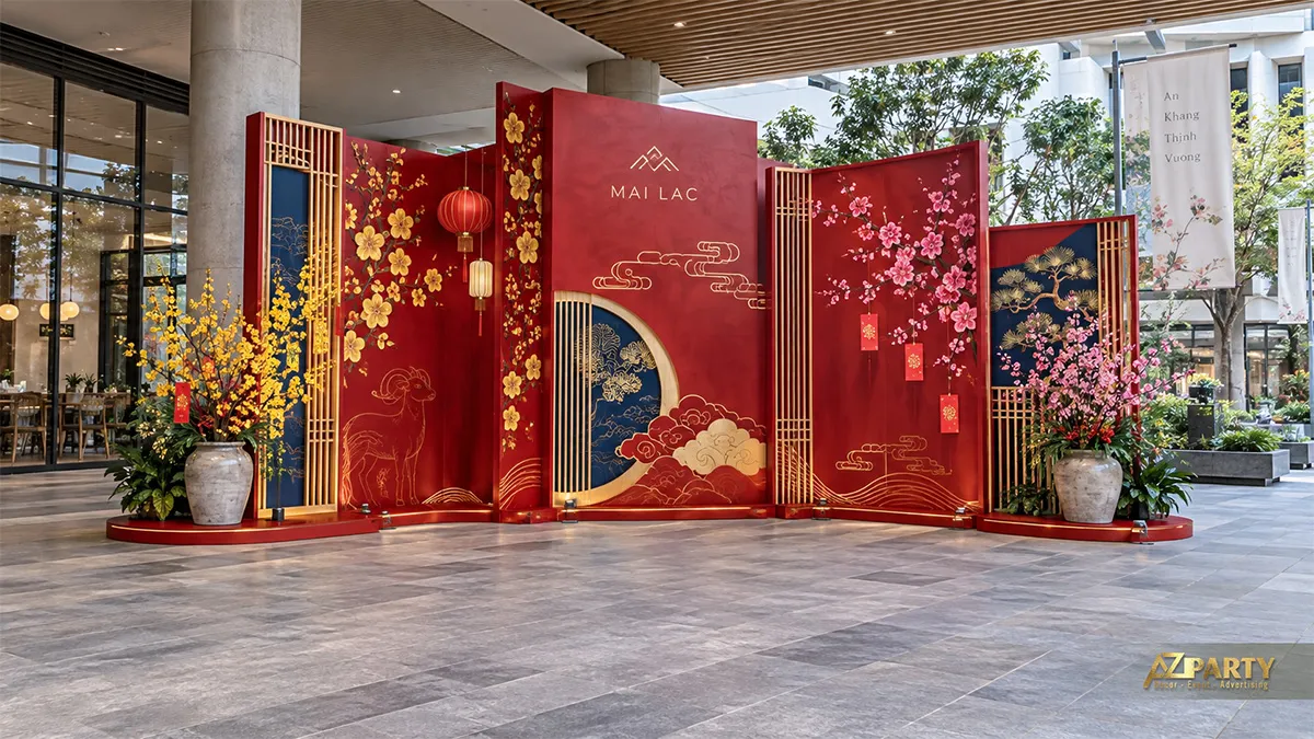 Backdrop gấp khúc