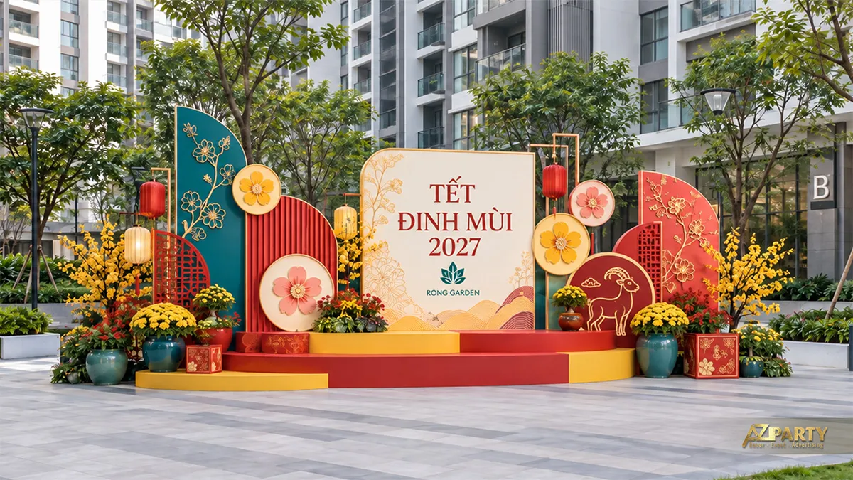 Tiểu cảnh khu căn hộ