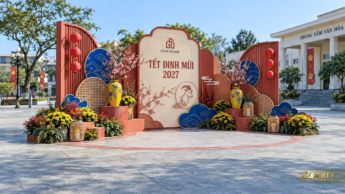Tiểu cảnh trung tâm văn hóa