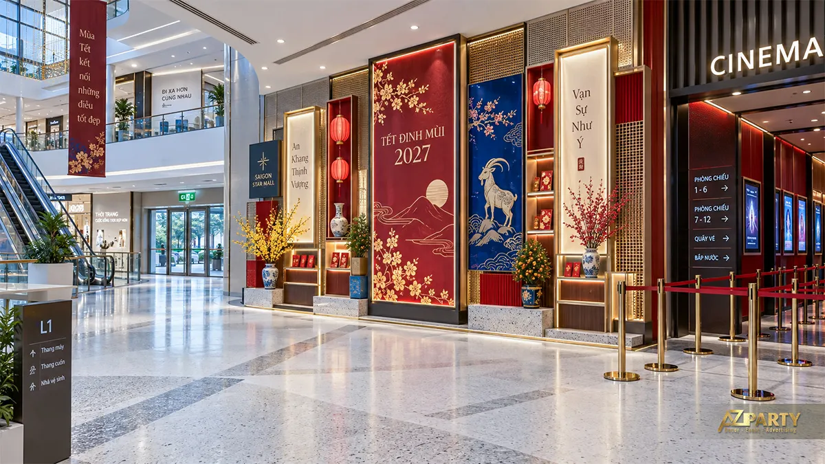 Vách cạnh rạp chiếu phim
