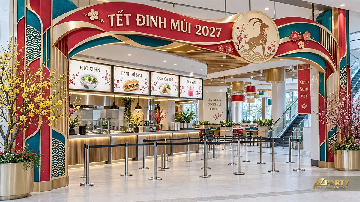 Cổng food court