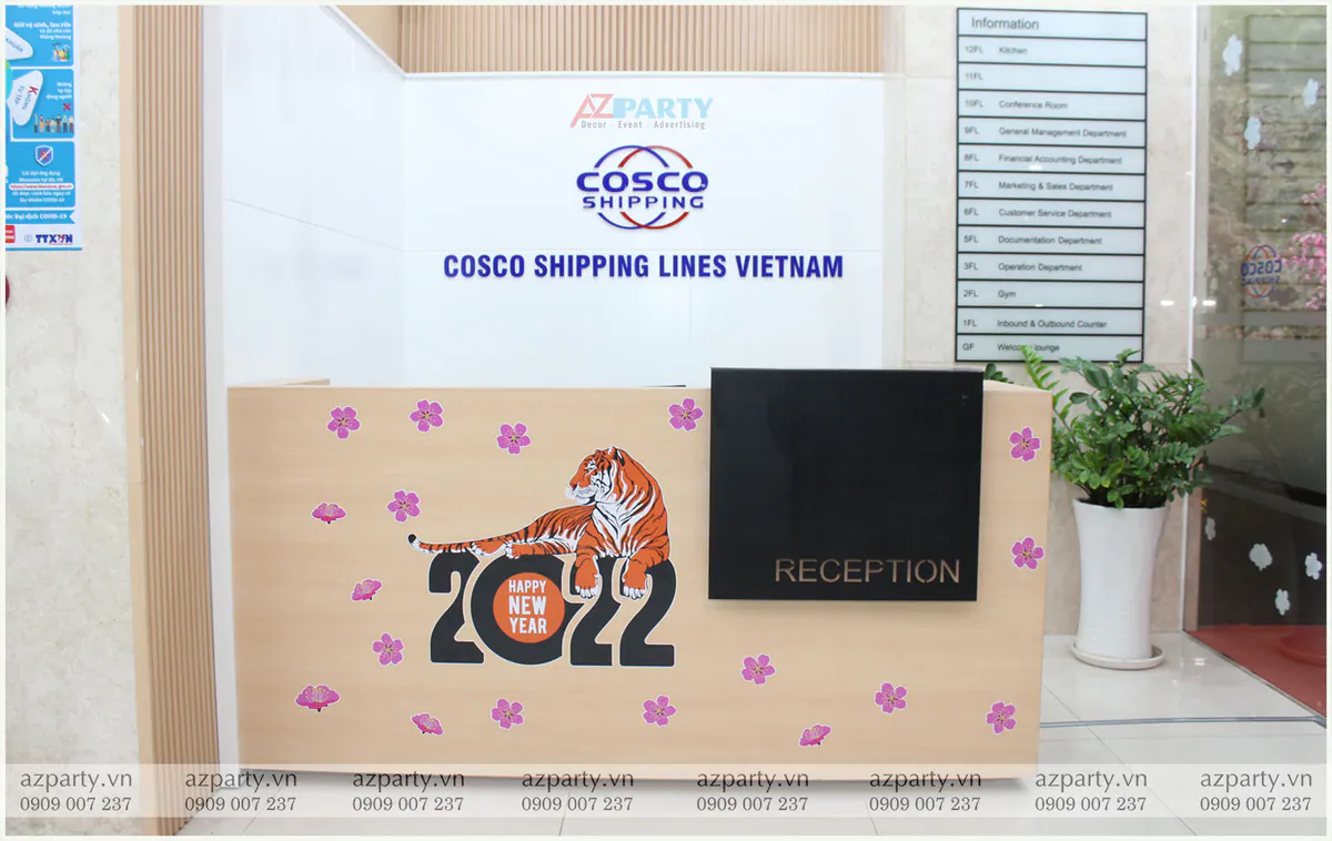 trang trí tiểu cảnh tết cosco