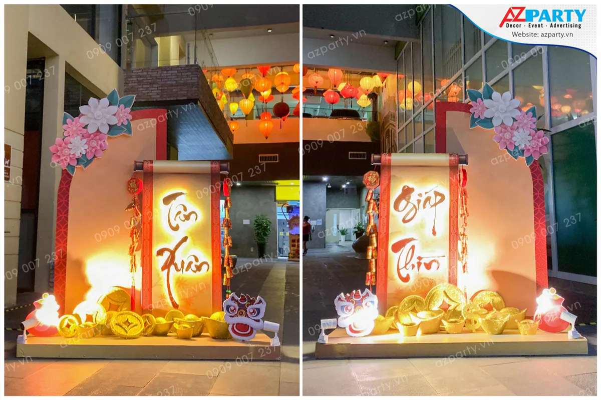 dịch vụ trang trí tết