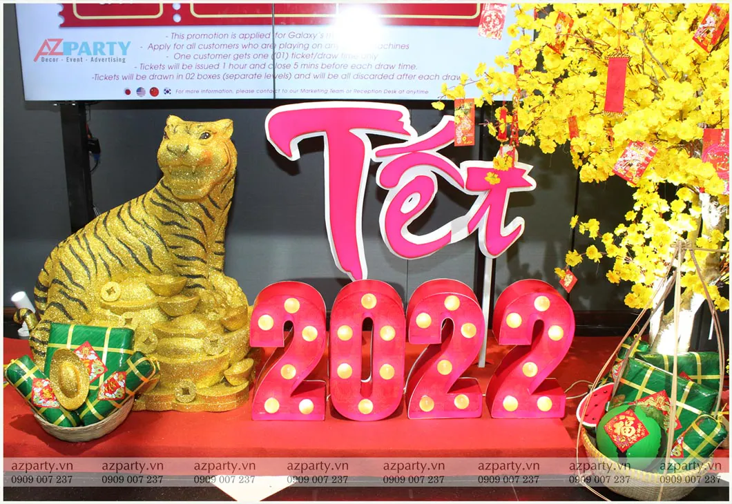 tiểu cảnh tết