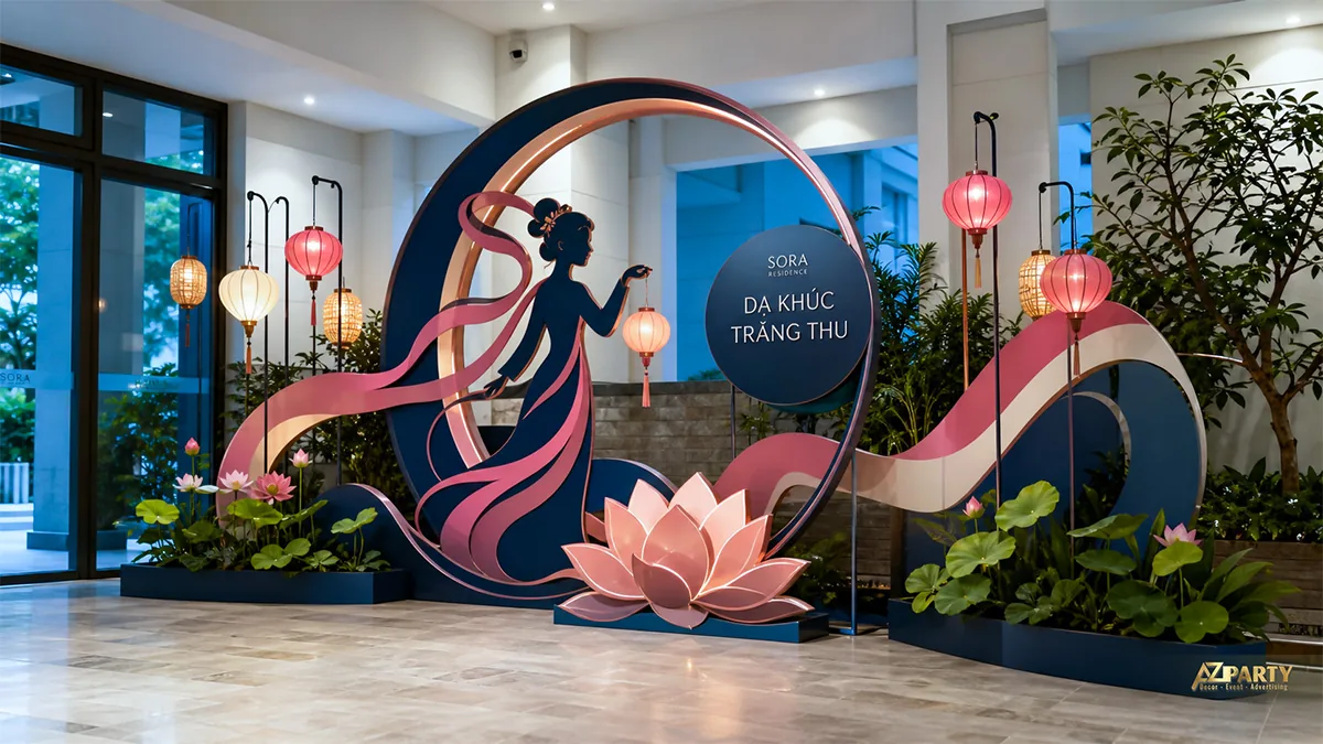 Chị Hằng trên dải lụa xanh hồng