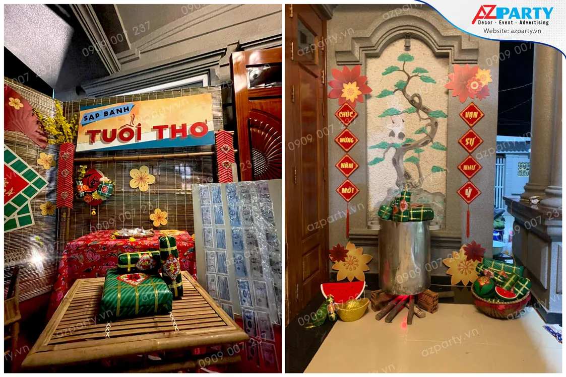 trang trí tết tại nhà