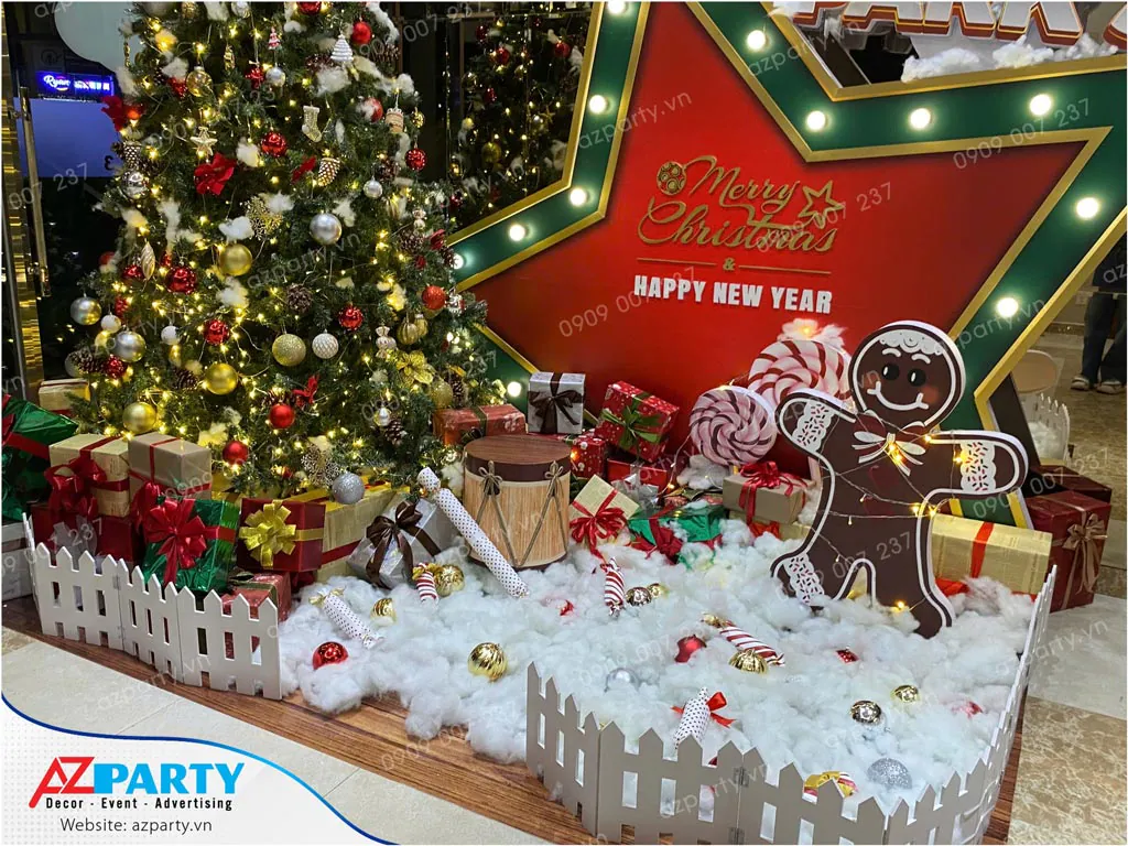 trang trí noel chung cư