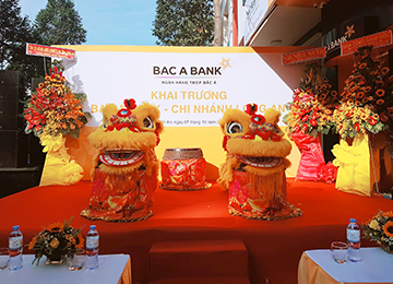 Tổ chức lễ khai trương ngân hàng Bắc Á- chi nhánh Long An