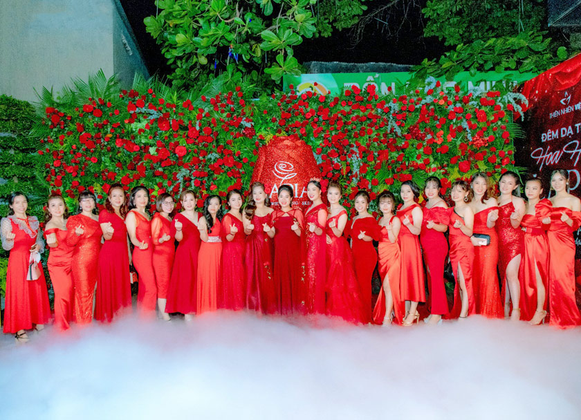 Sự kiện Lapia Launching - Đêm dạ tiệc hoa hồng của Thiên Nhiên Việt