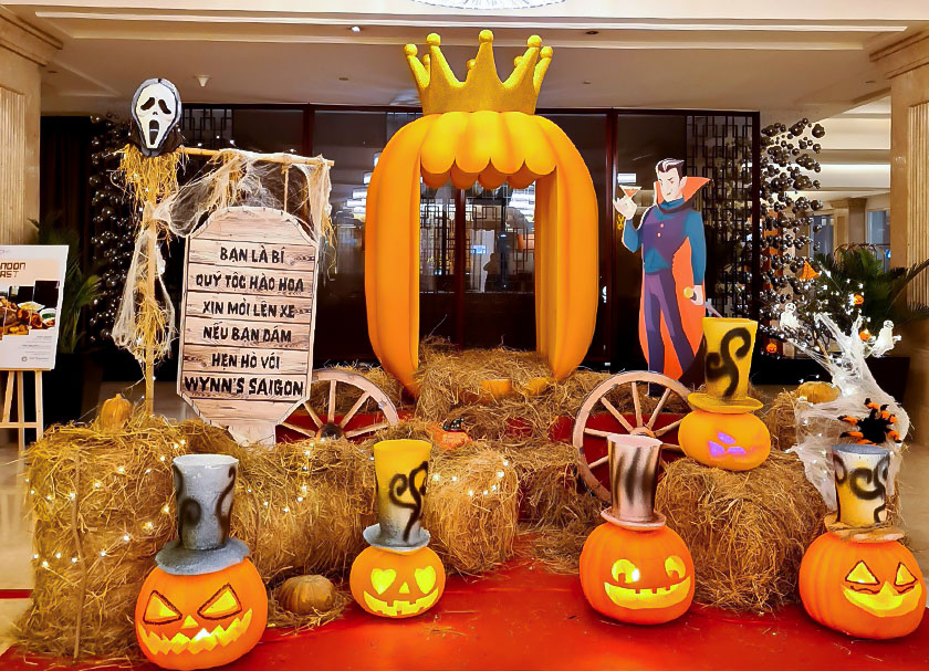 Lạc vào không gian Halloween đầy ma mị tại Let’ Win Hồ Tràm