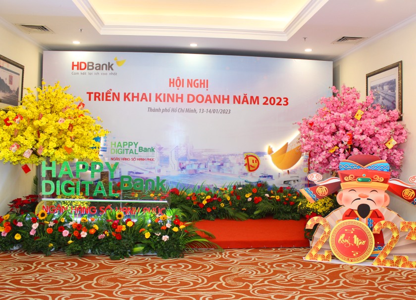 Hội nghị kinh doanh thường niên HDBank theo concept tết cổ truyền