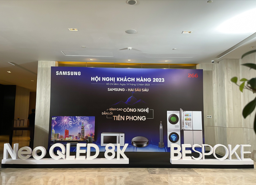 Photo booth sáng tạo cho Hội nghị khách hàng Samsung 2023
