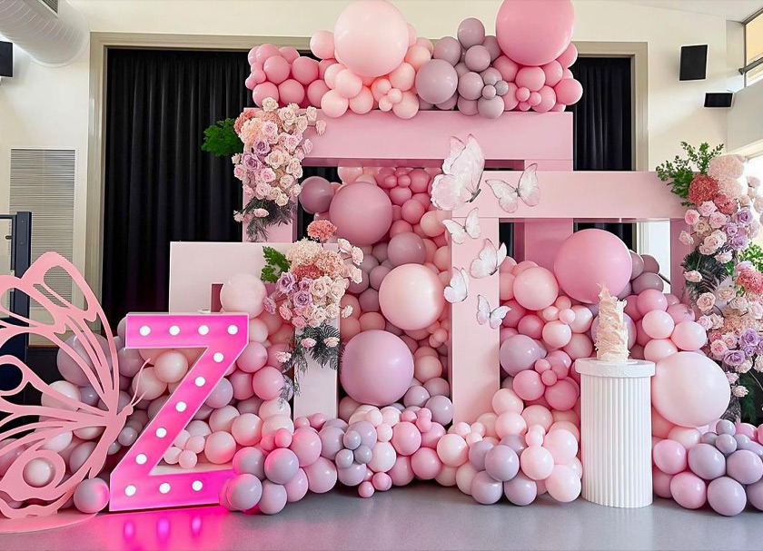 10+ mẫu trang trí sinh nhật màu hồng ngọt ngào cho bé
