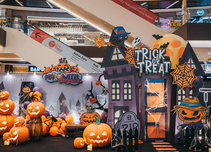 Dịch vụ trang trí Halloween tại trung tâm thương mại