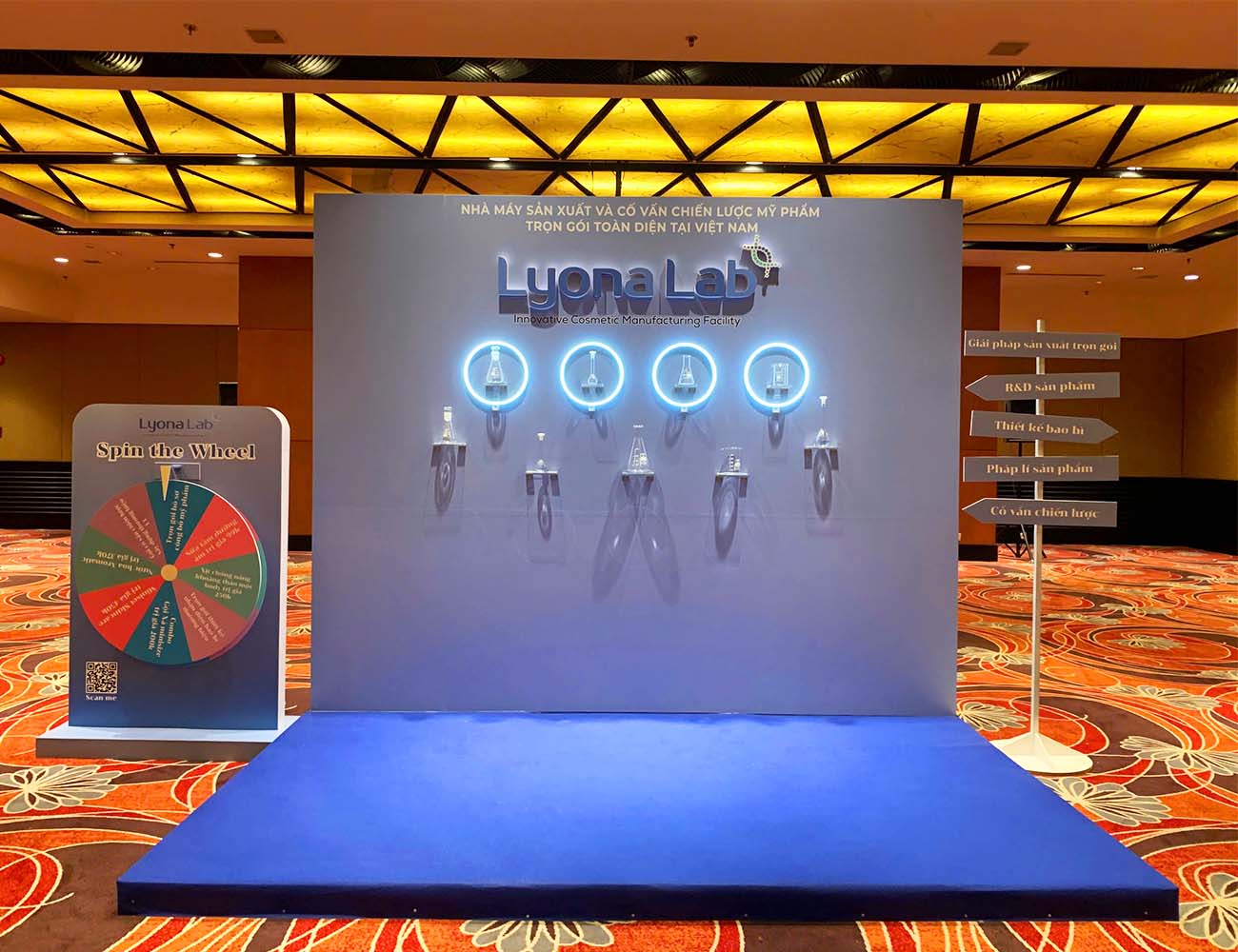 Booth của Lyona Lab tại sự kiện MMO Global 2025