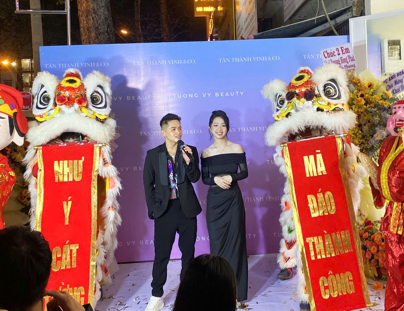 DẤU ẤN SANG TRỌNG TRONG LỄ KHAI TRƯƠNG TÂN THÀNH VINH & CO DIAMOND JEWELRY & TƯỜNG VY BEAUTY SPA