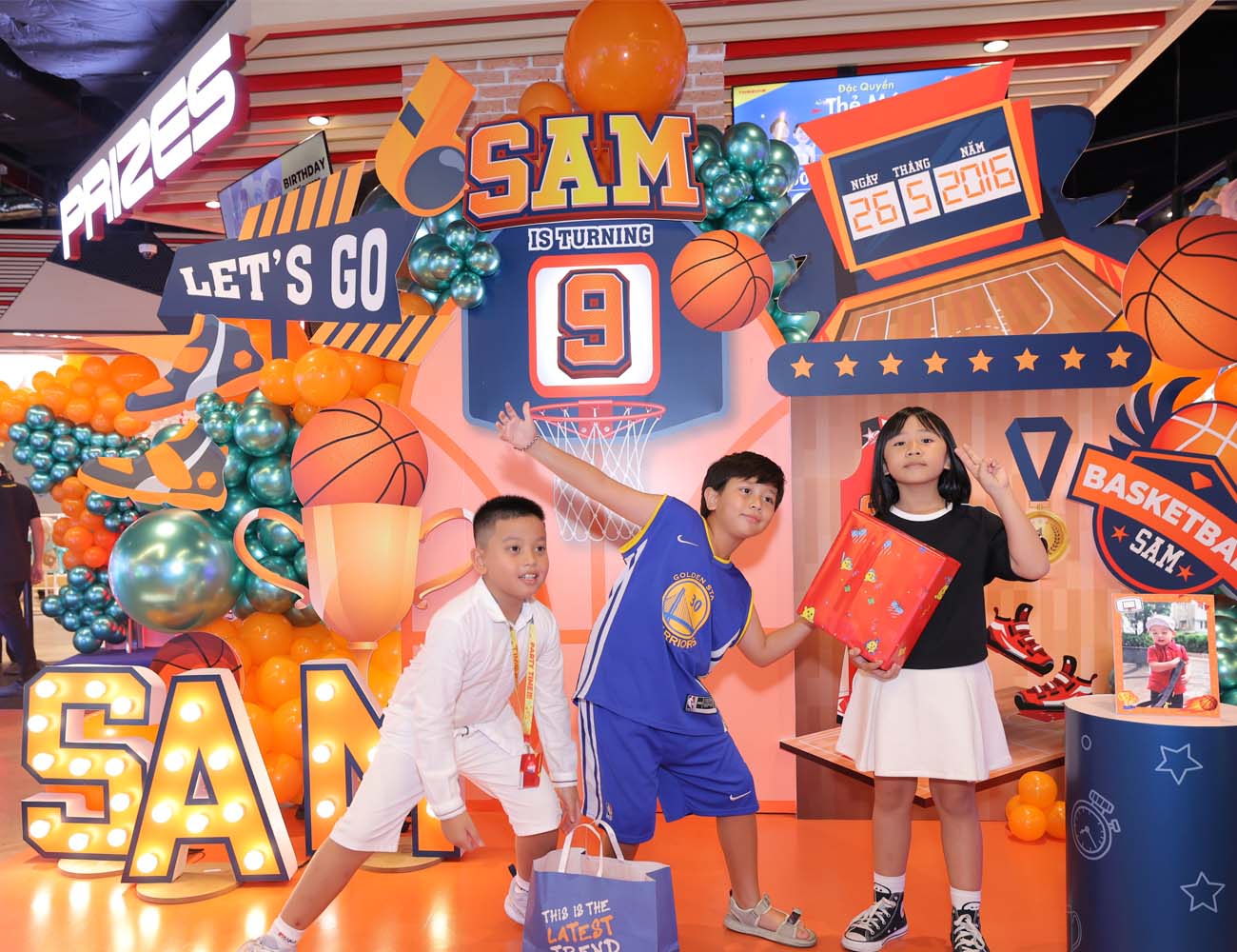 Tiệc Sinh Nhật Phong Cách Thể Thao Của Bé Sam