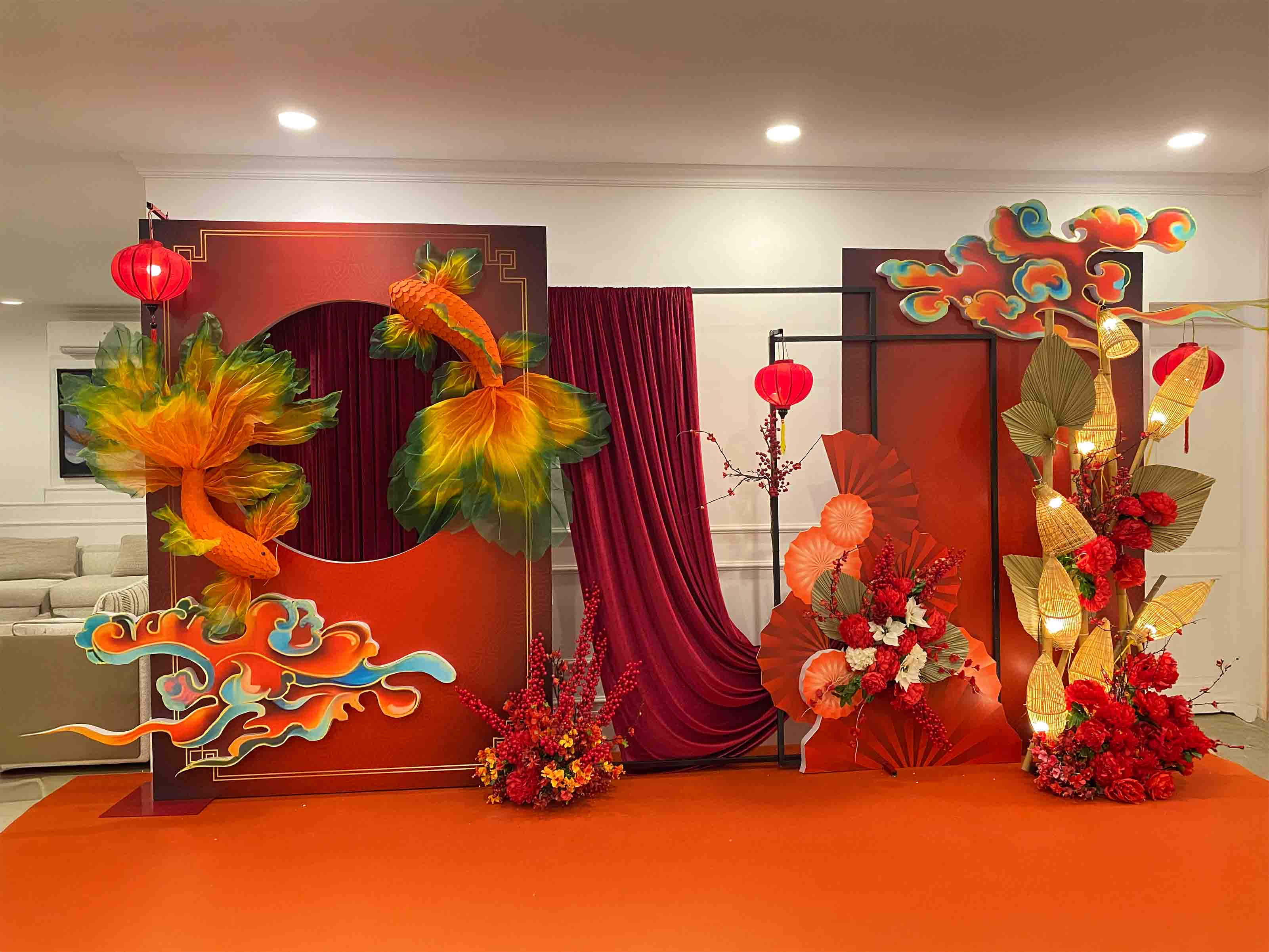 Trang Trí Tết Tại Nhà Concept Á Đông Độc Đáo